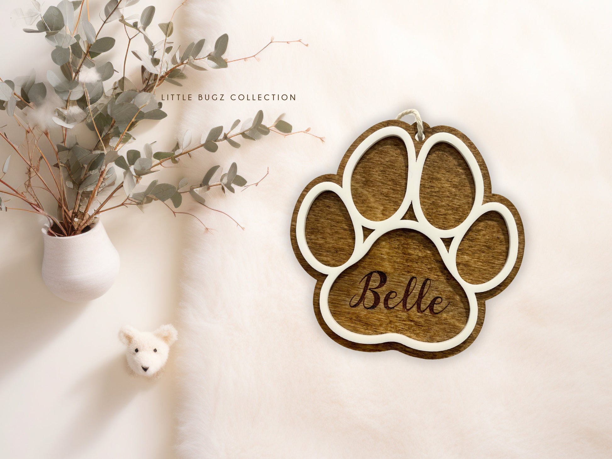 paw print Christmas ornament – Little Bugz Collection